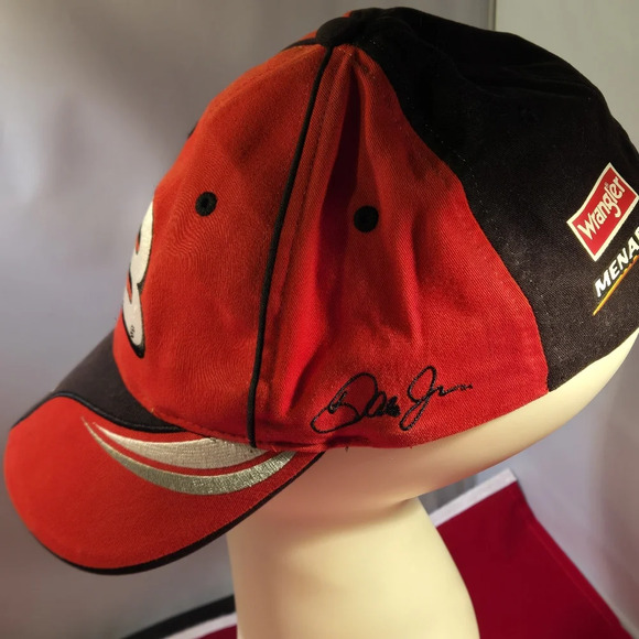 Dale Earnhart Jr. #8 Red Nascar Racing Hat/Cap w/ Black Trim - Picture 8 of 13